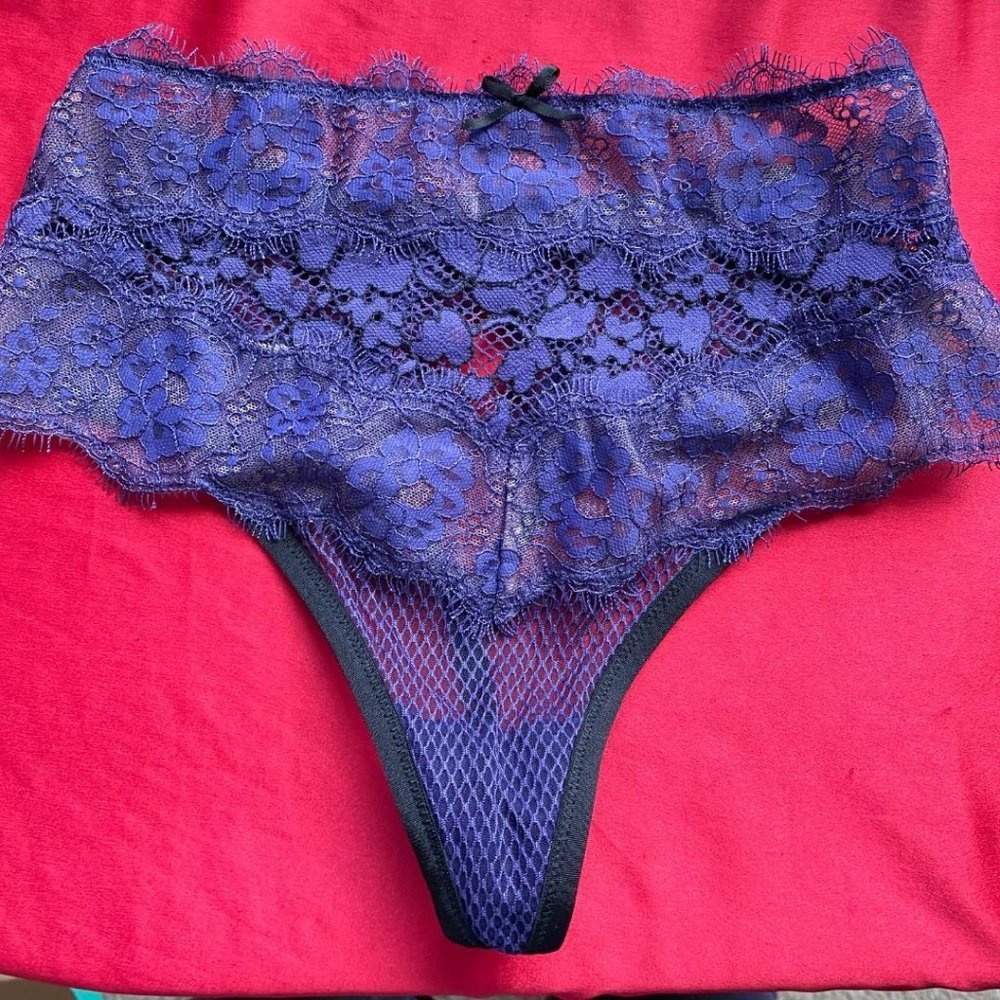Gorgeous High Rise Very Sexy Thong Panty Satin G-String‎